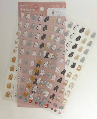 Amifa Kawaii Cat & Dog Planner Stickers (150)
