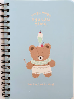 Amifa A6 Mogu Mogu Spiral Dot Grid Notebook