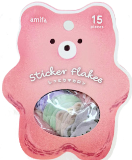 Amifa Kawaii Yummy Flake Stickers (15)