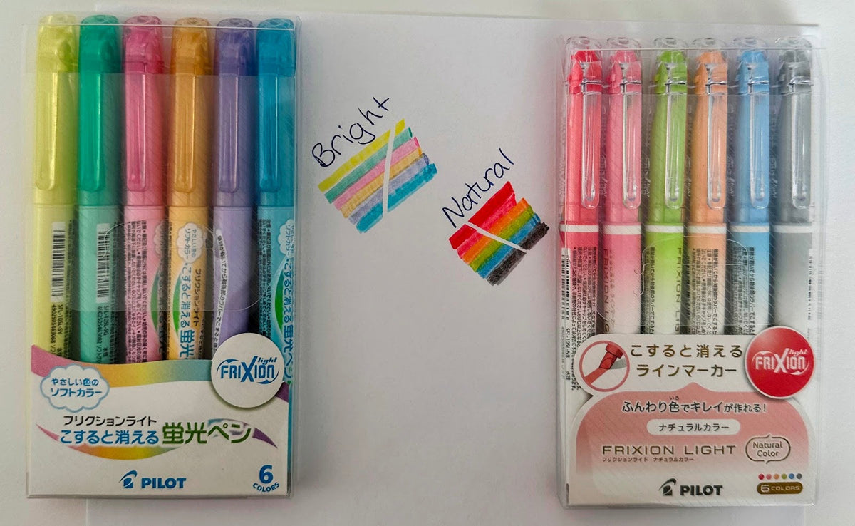 Pilot FriXion Erasable Highlighter Set - 6 Colours