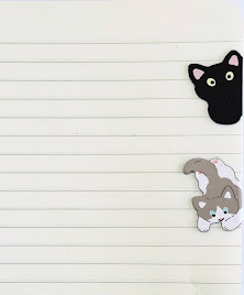 Amifa Panda & Cat Magnetic Bookmarks (6)