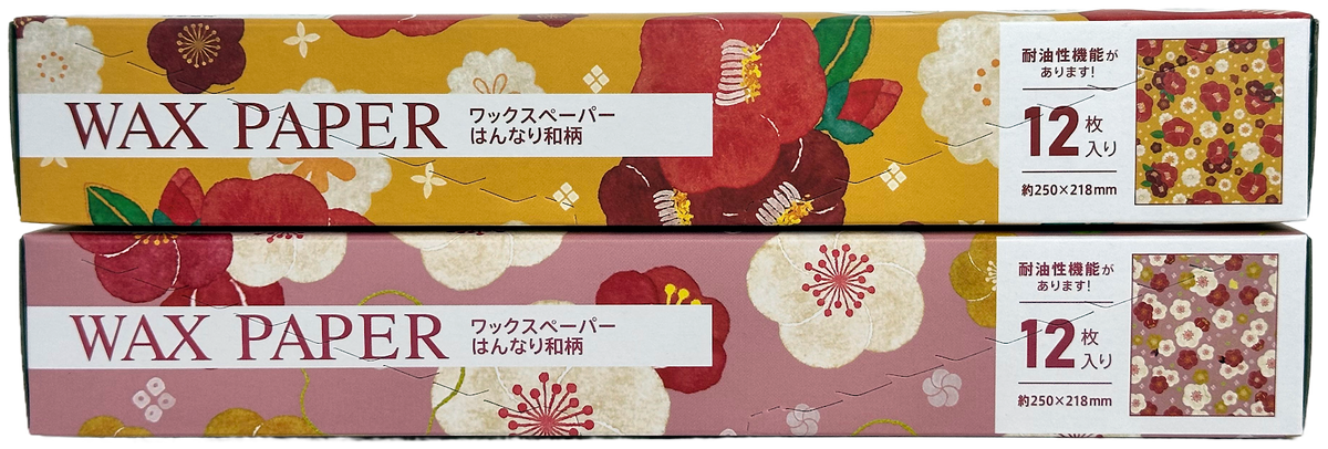 Amifa Decorative Wax Paper for Food with Japanese Flowers (12)