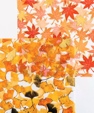 Amifa Autumn Glow Transparent Origami/Design Paper
