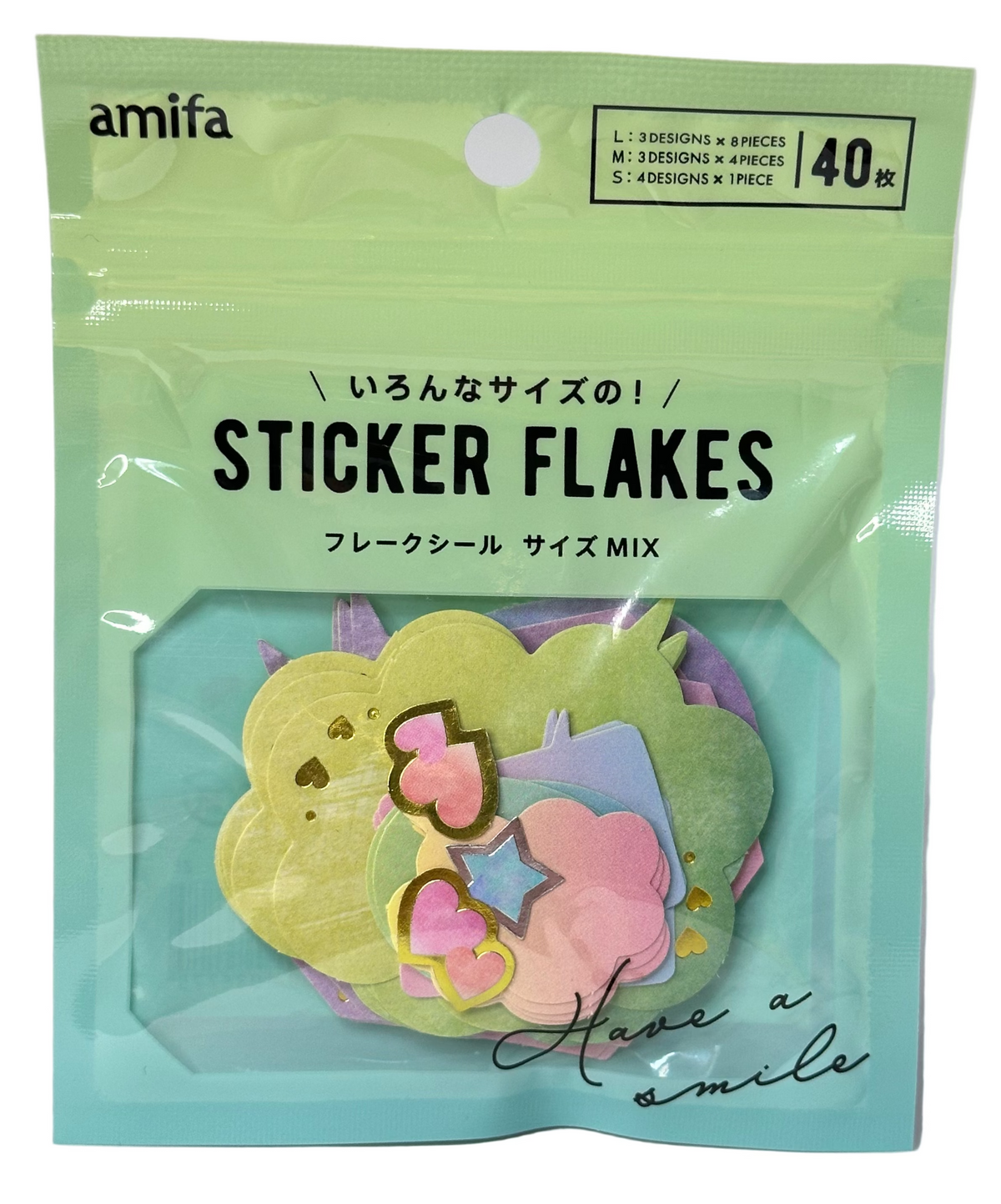 Amifa Sticker Flakes Shapes (40)