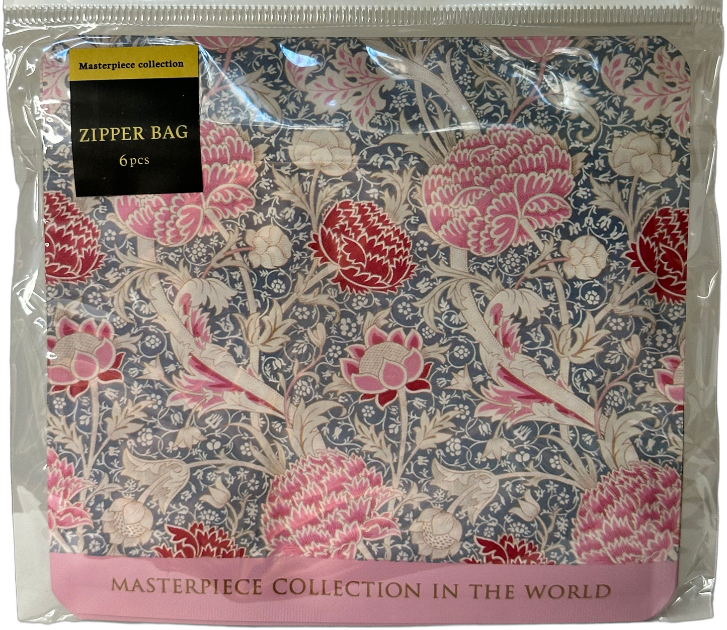 Floral Zipper Bag Set Flower