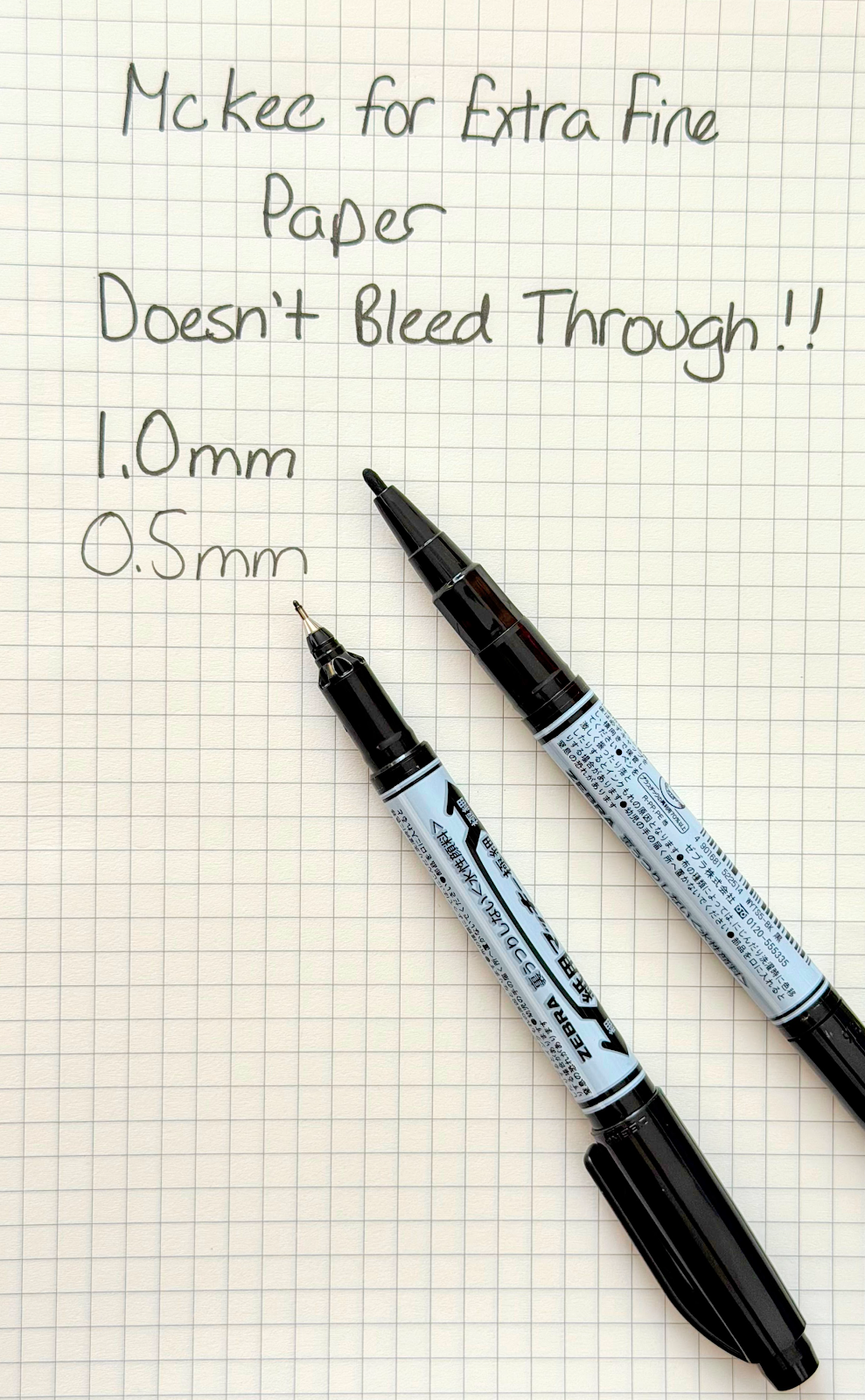 Zebra McKee Dual Tip Fine Paper Marker