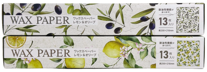 Amifa Decorative Wax Paper for Food with Lemon & Olive (13)
