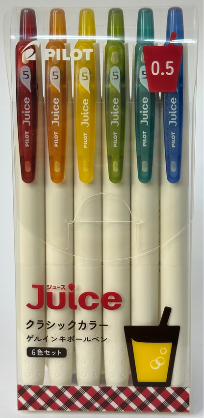 Pilot Juice 0.5mm Gel Pen Set — 6 Colours