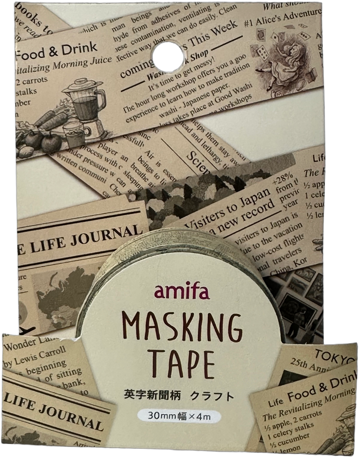 Amifa Newspaper Washi Masking Tape