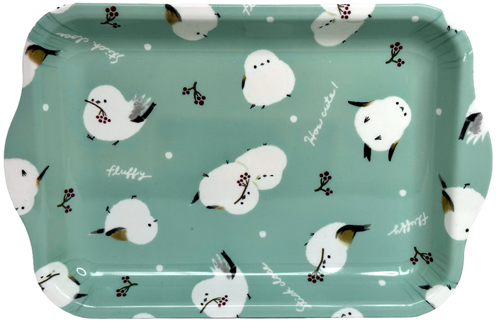 Amifa Fluffy Shima-Enaga Bird Desk Tray