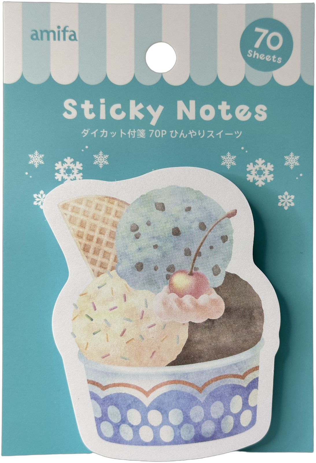 Amifa Dessert Sticky Notes Turquoise