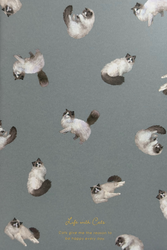 Kyowa Life with Cats A5 Notebook
