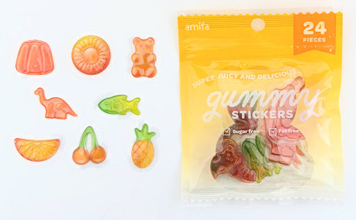 Amifa Fruit Gummy Sealing Stickers (24)