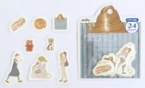 Amifa Slice of Life Sticker Flakes (24)