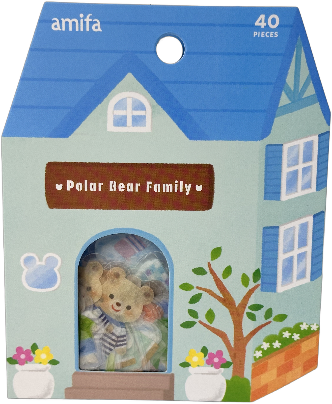 Amifa Family Stickers House Pack Bear