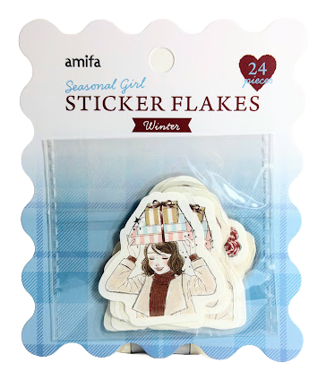 Amifa Chic Seasonal Girl Sticker Flakes (24)
