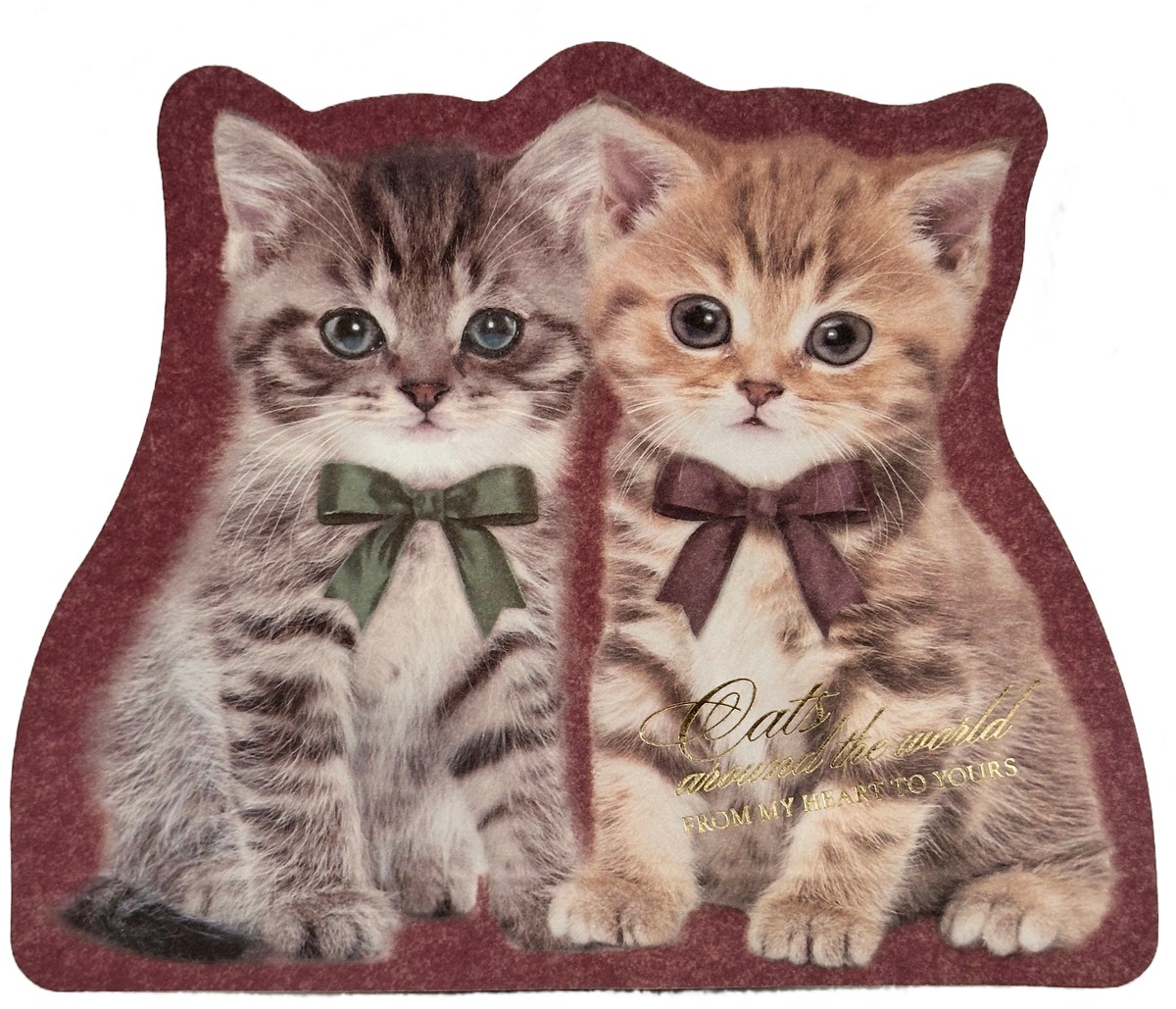 Amifa Retro Kawaii Kitten Zipper Bags (4)