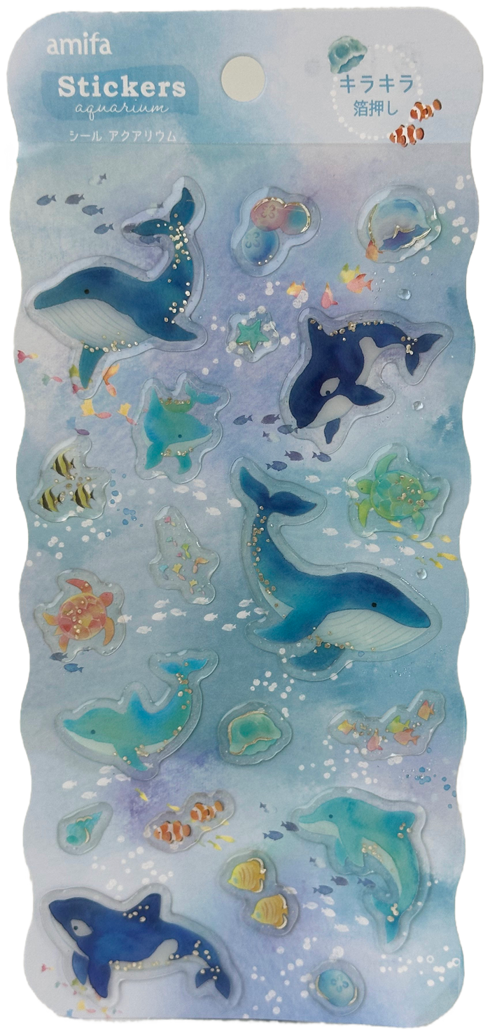 Amifa Sea and Land Animal Stickers (20)