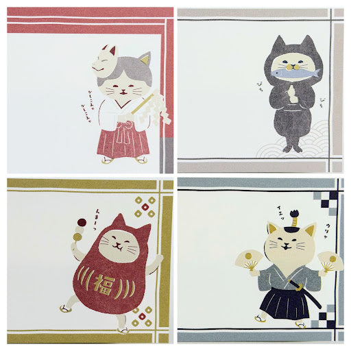 Kyowa Kawaii Lucky Neko Cat Mini Cards (15)