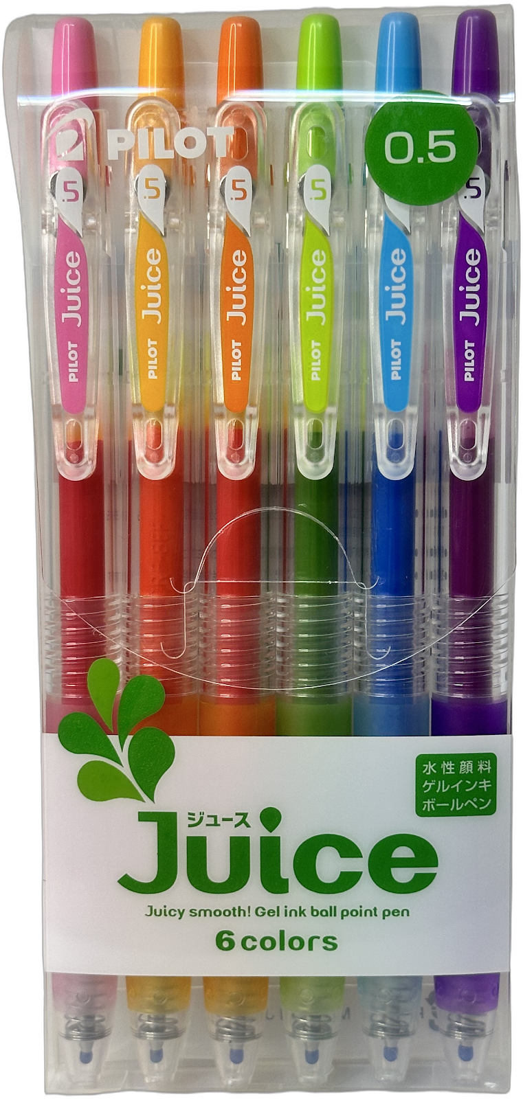 PILOT Juice 0.5mm 6-Color Gel Pen Set