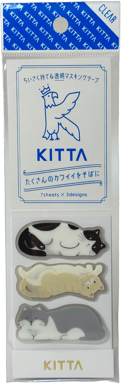 Kitta Cat Masking Tape Stickers