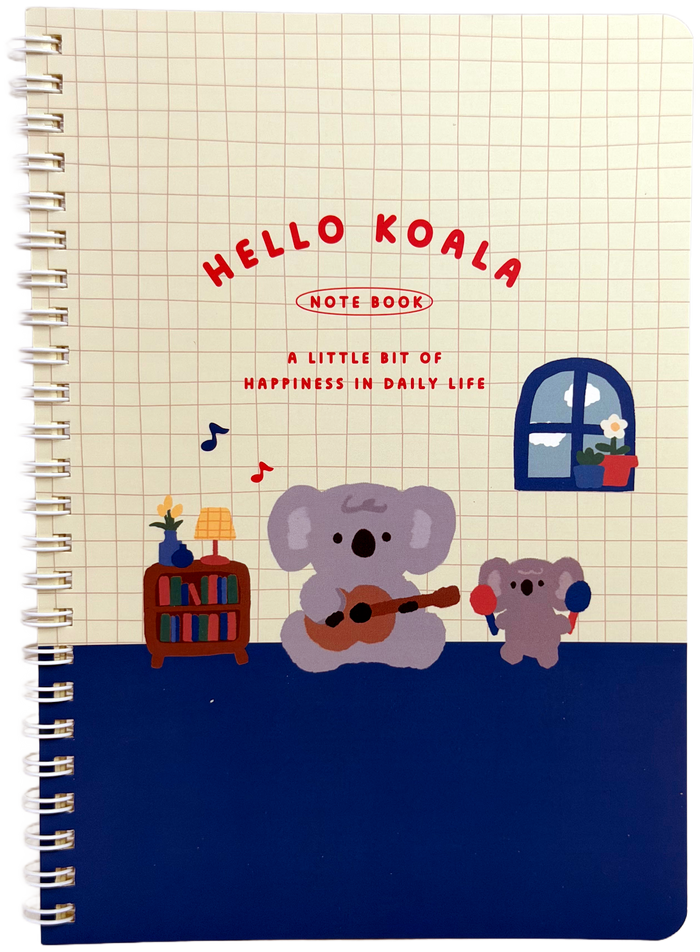 Senshu Hello Koala Happiness A5 Notebook