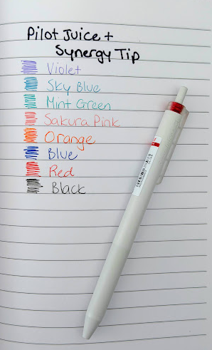 Pilot Juice+ Synergy Tip Gel Pen Set (8 colours)