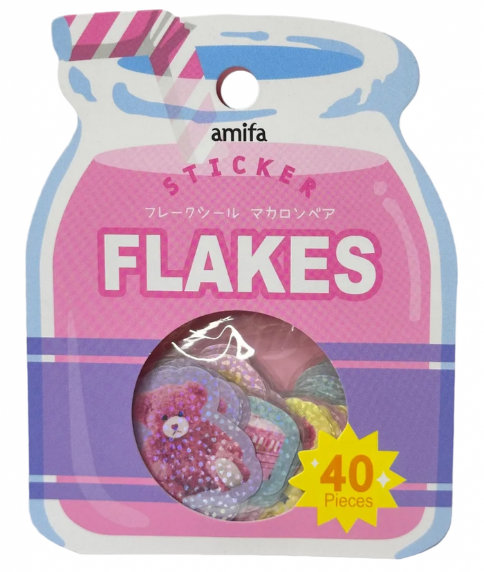 Amifa Sticker Flakes Cute Kawaii Glitter (40)