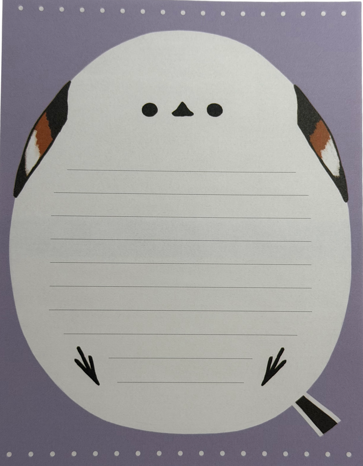 Kyowa Kawaii Fluffy Shima-Enaga Letter Set