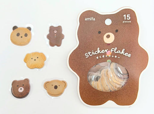 Amifa Kawaii Yummy Flake Stickers (15)