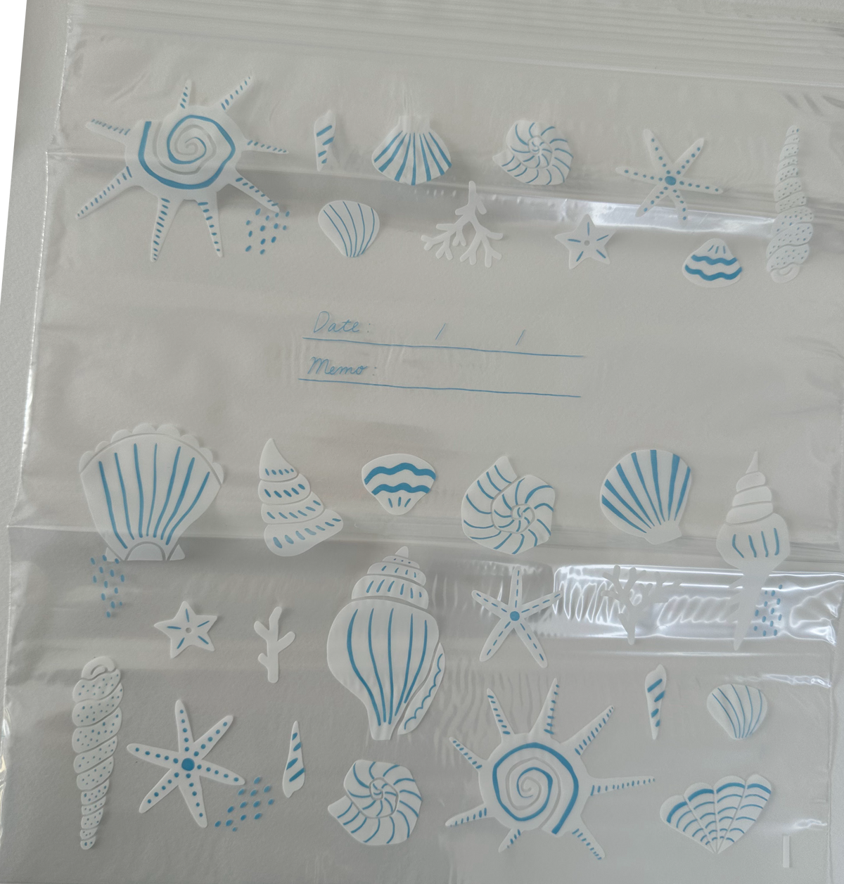 Amifa Fish & Shell L Zipper Freezer Bags (6-Pack)