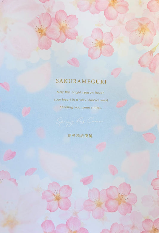 Kyowa Sakurameguri Washi Letter Paper (15)