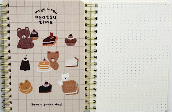 Amifa A6 Mogu Mogu Spiral Dot Grid Notebook