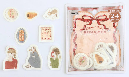 Amifa Slice of Life Sticker Flakes (24)