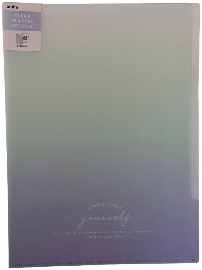 Amifa A4 3-Pocket Ombre Folder
