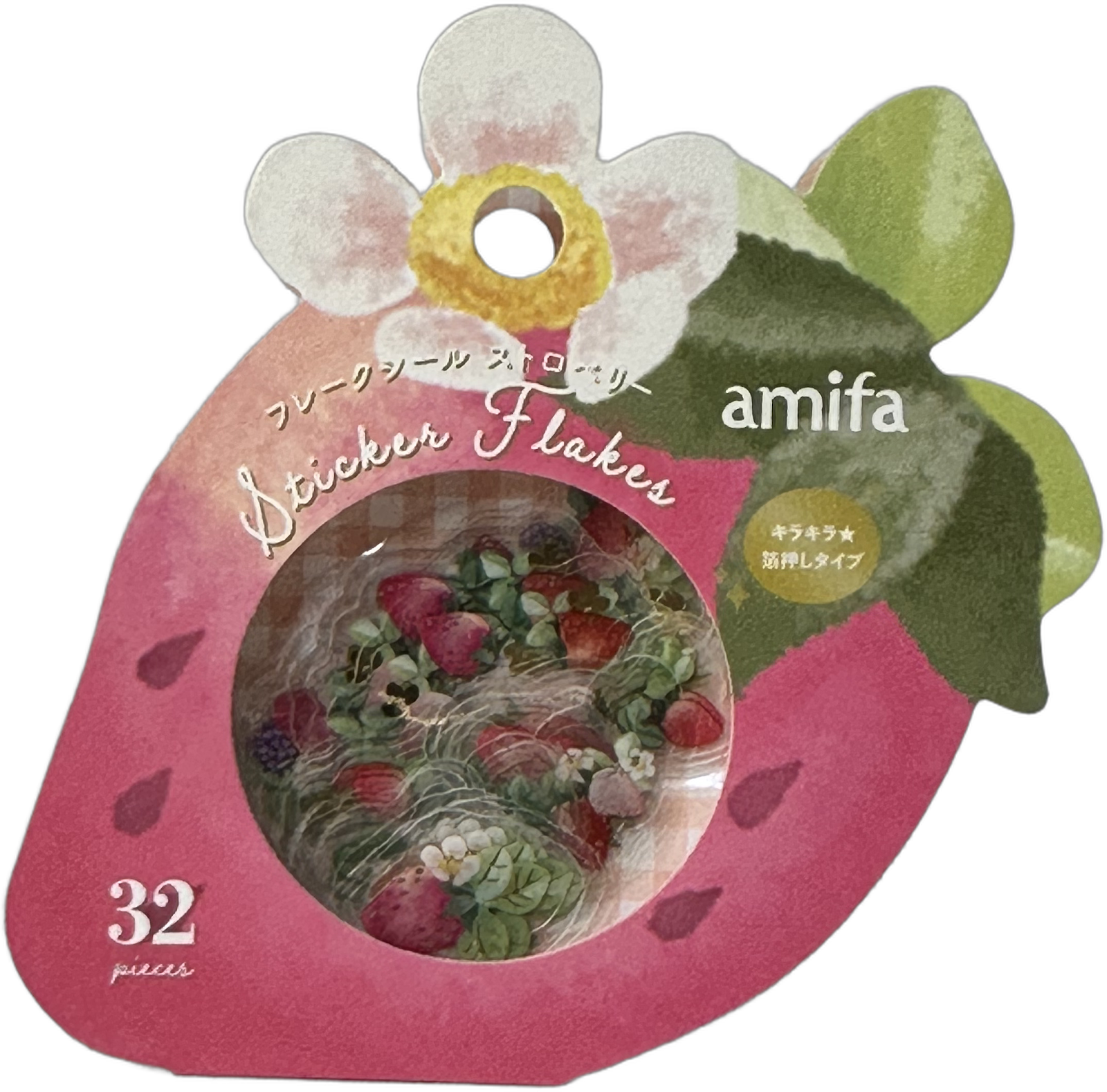 Amifa Fruit Sticker Flakes Strawberry