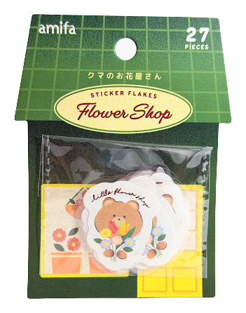 Amifa Retro Animal Shop Flake Stickers (27)