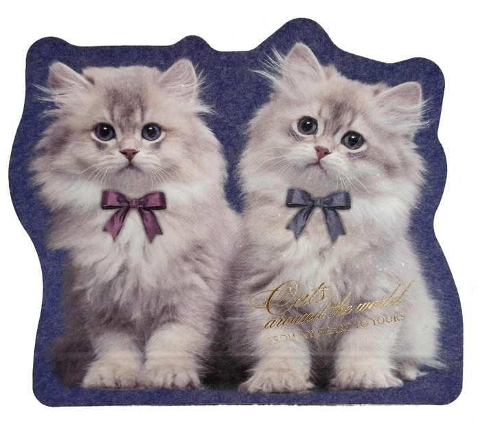 Amifa Retro Kawaii Kitten Zipper Bags (4)