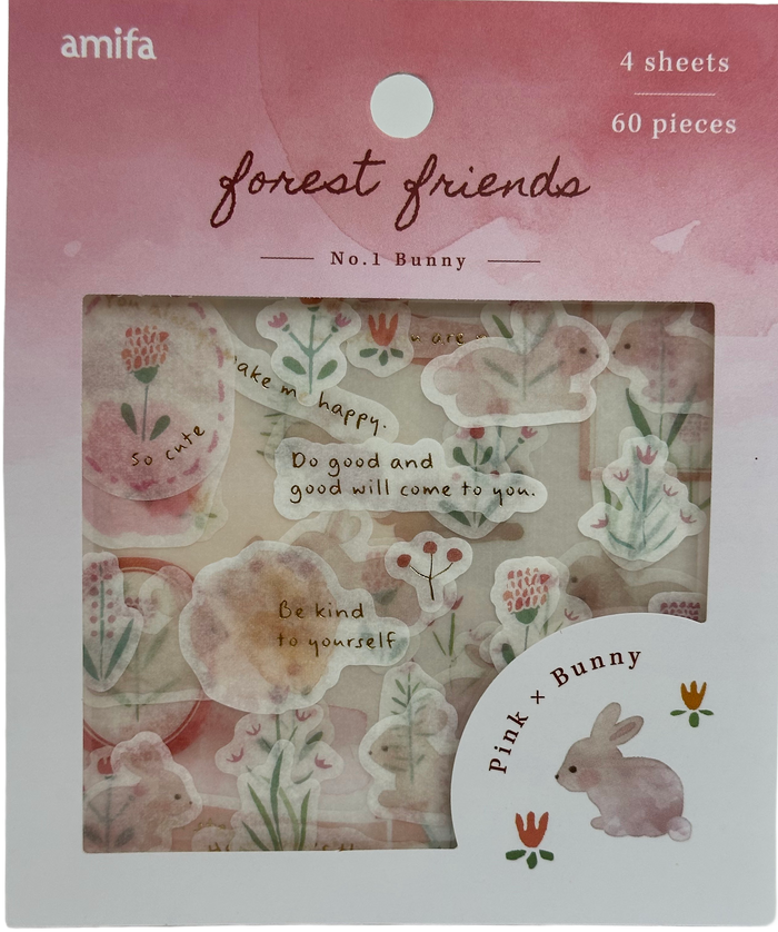 Amifa Forest Friends Stickers (56 - 61 pieces)