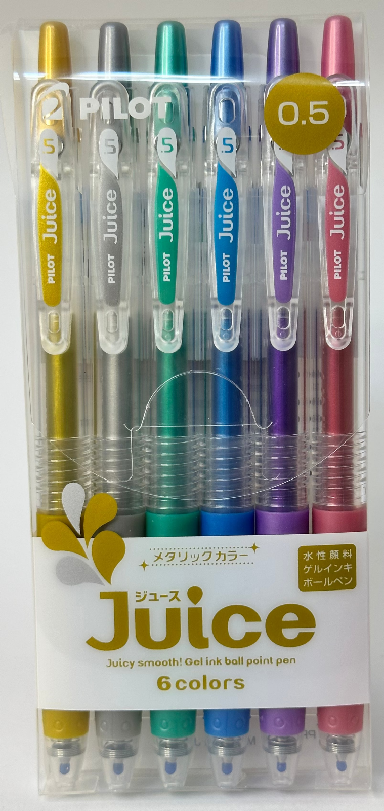 Pilot Juice 0.5mm Gel Pen Set — 6 Colours