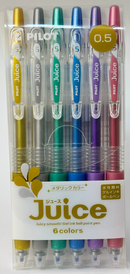 Pilot Juice 0.5mm Gel Pen Set — 6 Colours