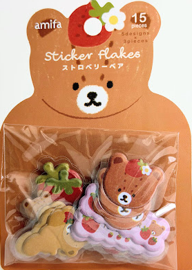 Amifa Strawberry Bear Puffy Flakes (15)