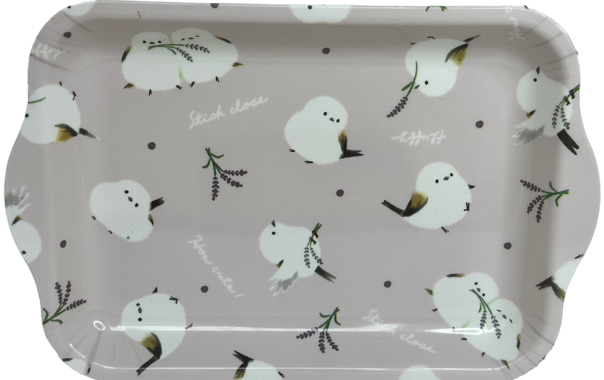 Amifa Fluffy Shima-Enaga Bird Desk Tray