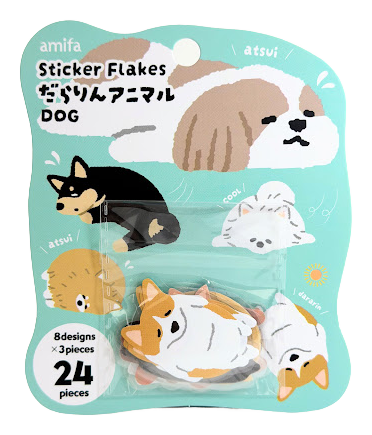 Amifa Sleepy Kawaii Animal Sticker Flakes (24)