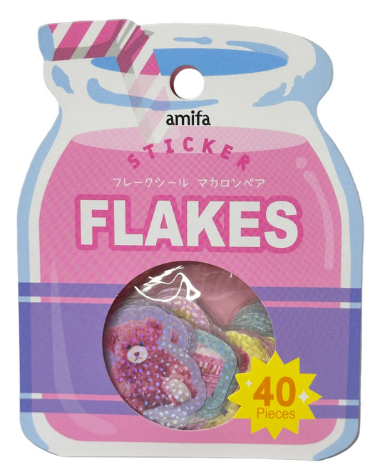 Amifa Sticker Flakes Cute Kawaii Glitter (40)