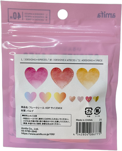 Amifa Sticker Flakes Shapes (40)