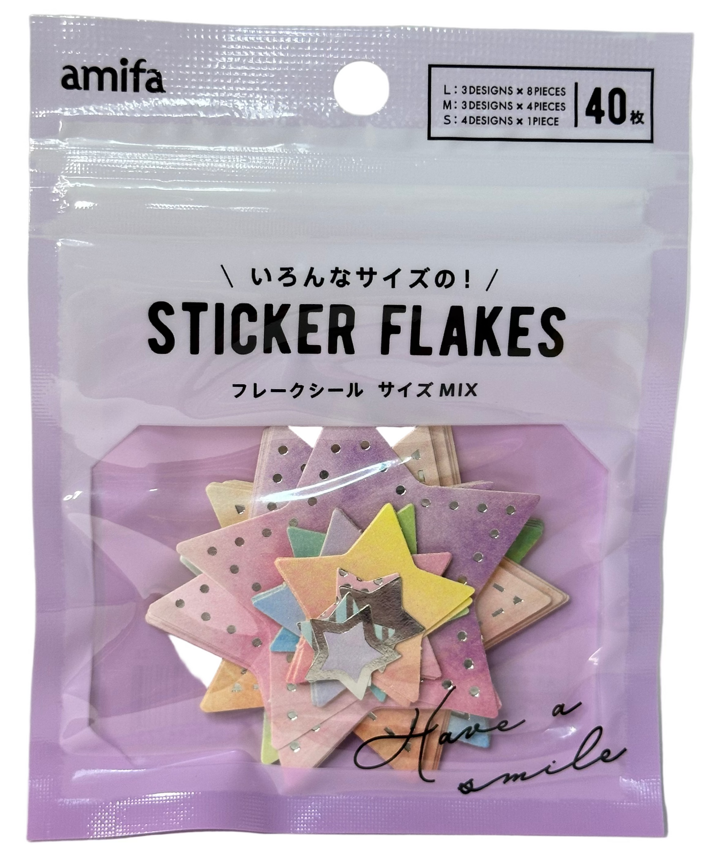 Amifa Sticker Flakes Shapes (40)