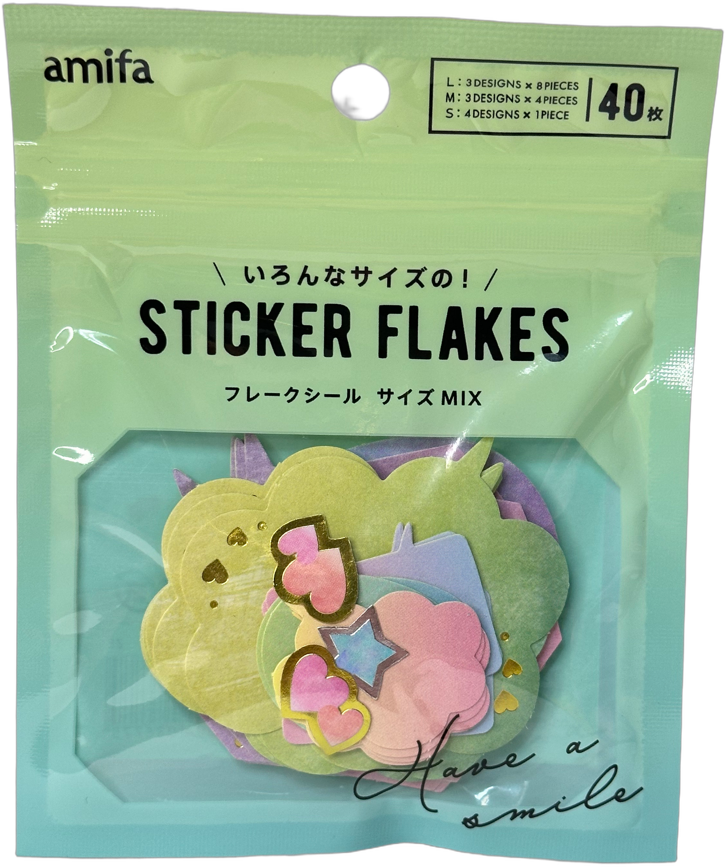 Amifa Sticker Flakes Shapes (40)