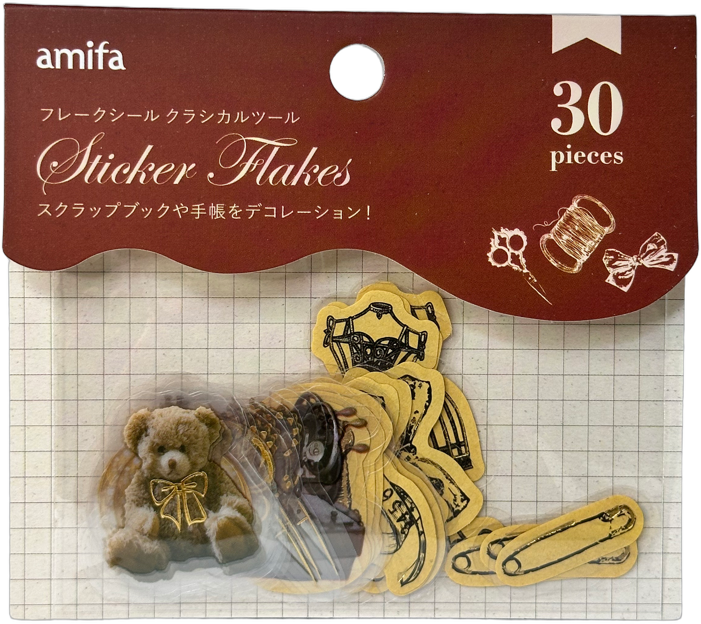 Amifa Antique Foil Sticker Flakes (30)