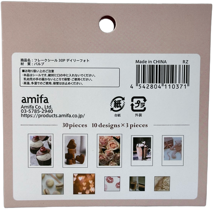 Amifa Daily Photo Sticker Flakes (30)